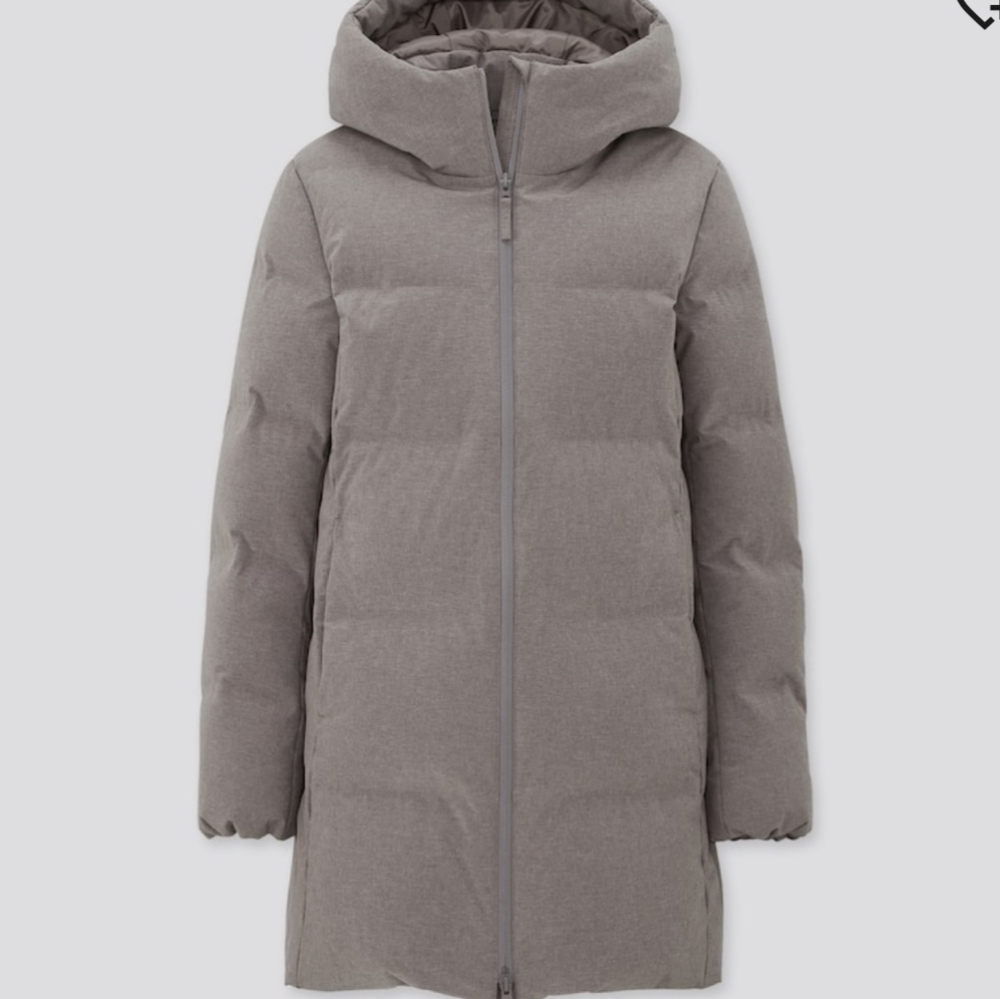 Gray Puffer Down Jacket